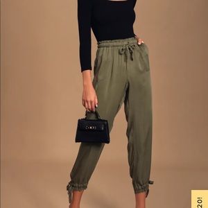 Lulus Sebastian Olive Green Pants